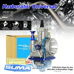 COD SUMA Karburator PWK Racing Motor 26 28 30mm High Performance Pasang Langsung COD Kirim 24 Jam Gudang Lokal