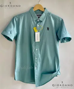 Atasan Pria Kemeja Lengan Pendek Gior  bahan katun twill super Jumbo size 2XL 3Xl 4XL JUMBO