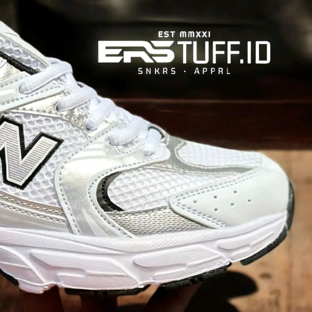 Sepatu Olahraga New 530 Pria Wanita Silver Black | Good Material