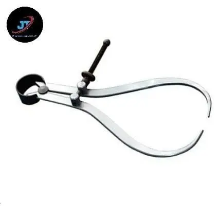 Jangka Bubut Stelan Lurus Dalam Luar Spring Caliper Inside Outside Divider 100-300 mm 4 5 6 8 10 12 Inch 1