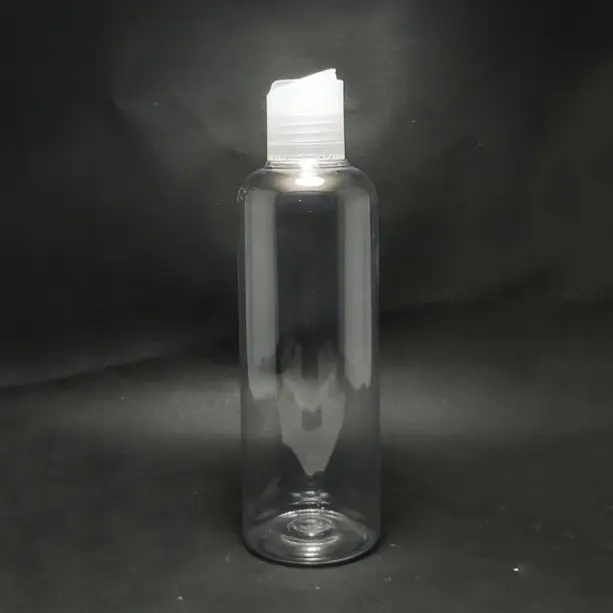 BOTOL PLASTIK 250ML PRESSTOP PUSHTOP BENING PUTIH / BOTOL 250 ML ISI ULANG  [HARGA GROSIR ] 3