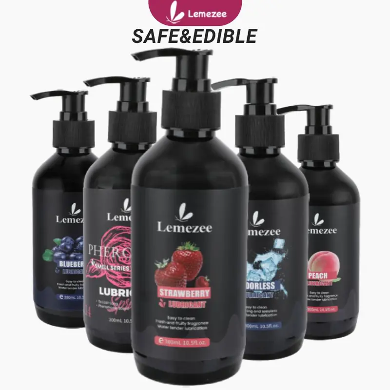 Good Quality】Lmezee Lubricant Edible 300ML Water Based Lubricants Fruits  Flavored Lube for Couple s /Critically Acclaimed