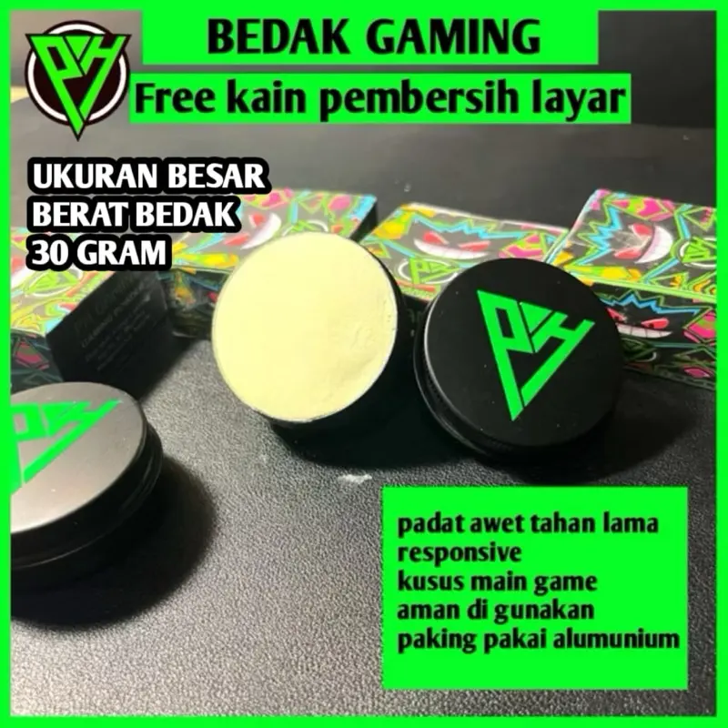Bedak gaming consol hp ponsel PH premiun super responsive tahan lama melindungi layar hp mudah di bersihkan bisa di gunakan semua tipe hp Aluminium Game 1