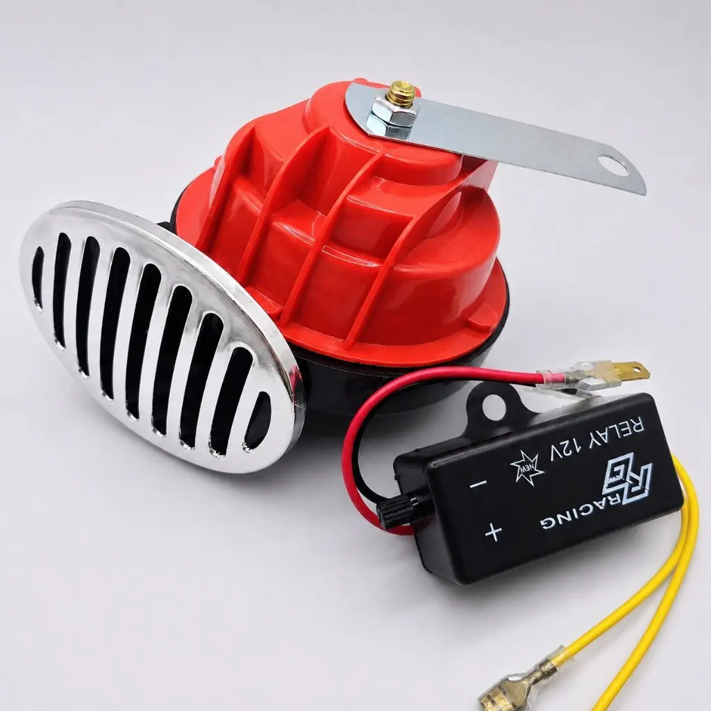 COD PAKET KLAKSON KEONG SINGLE STANDAR DAN RILAY PUTUS PUTUS  KOMPLIT UNIVERSAL MOTOR MOBIL BEBEK MATIC 12v