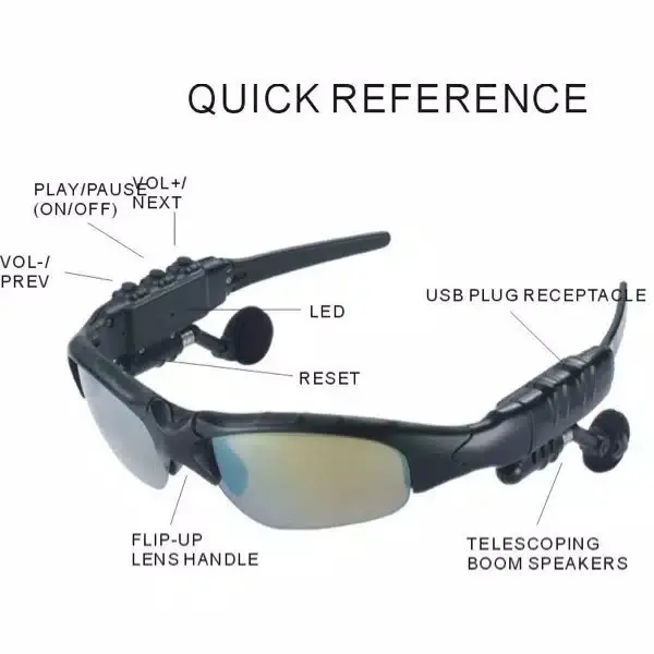 KACAMATA ZEUS / BLUETOO MP3 SUNGLASSES ORIGINAL TPB