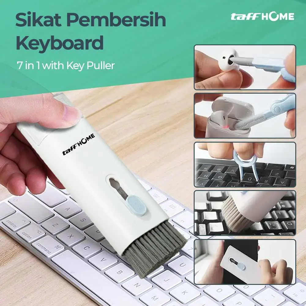 Sikat Pembersih Keyboard Folding 7in1 with Key Puller