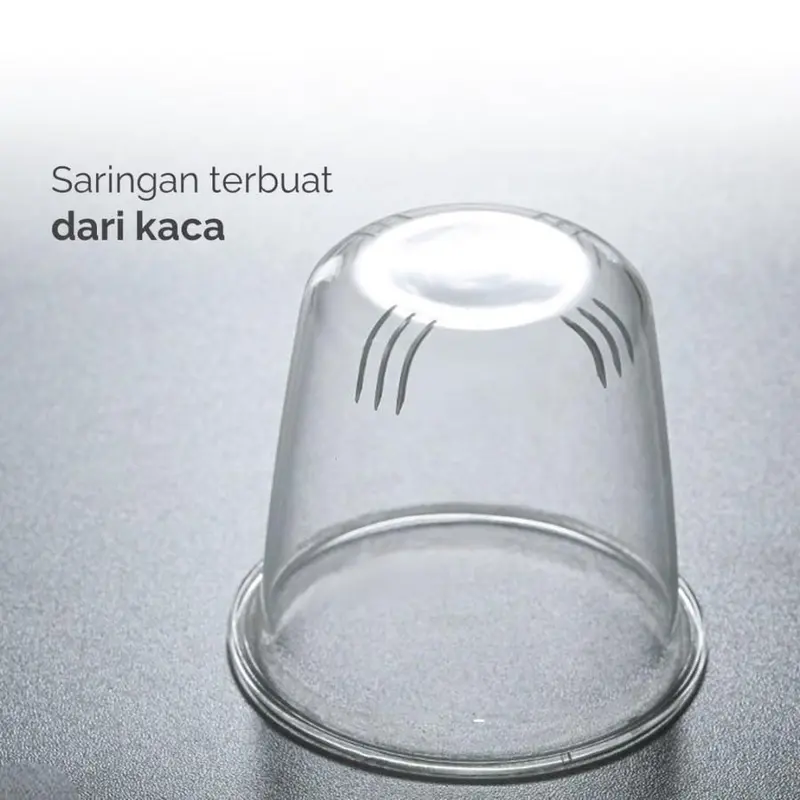 Gelas Saringan Rempah Kaca Tahan Panas Tutup Kayu  Gelas Cangkir With Infuser Filter 3