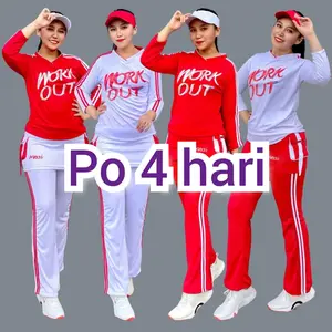 PO Baju Senam Indoor Otdoor Worokut rok