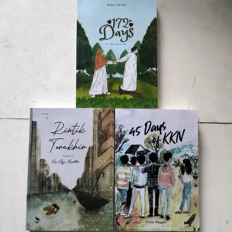 PAKET 3 NOVEL / 172 DAYS / 45 DAYS OF KKN / RINTIK TERAKHIR / SURAT YASIN 0