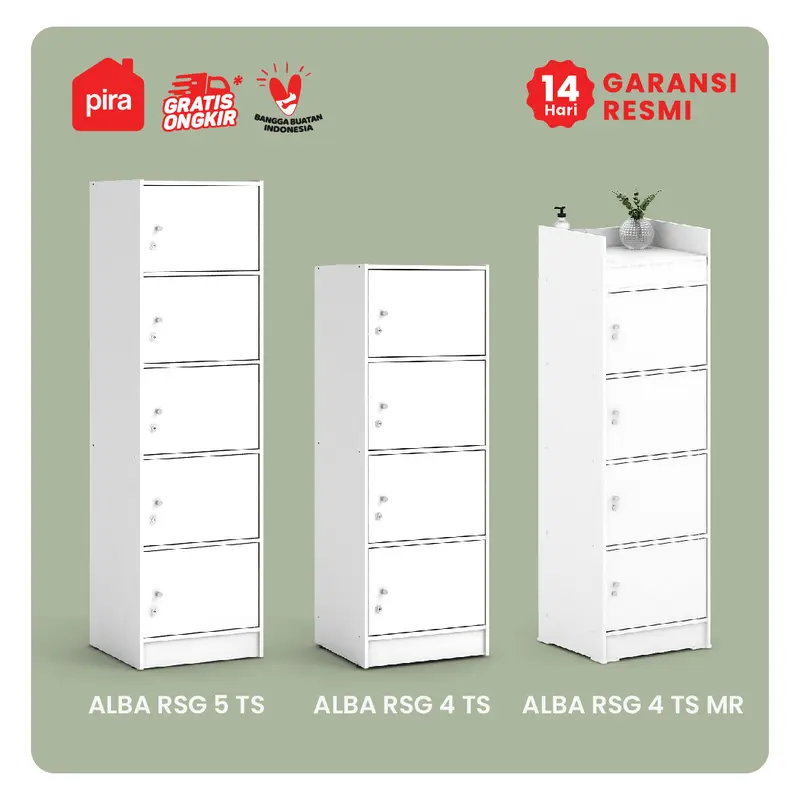 Pira Metropolis - Alba RSG 5 TS Rak Serbaguna / Lemari Susun 1