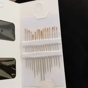 (Isi 16pcs) Jarum jahit tangan Regal Gold Eye Milliners 3/9