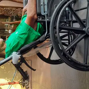 Kursi Roda Traveling Bisa Dilipat Traveling Bisa Masuk Pesawat /24 lnci Kursi Roda /Lipat Portable Kursi Roda /Traveling Kursi Roda Medis