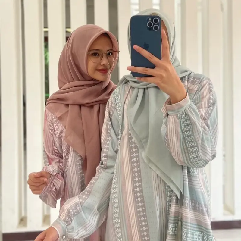 DRESS TRISET /Layudza dress / gamis katun