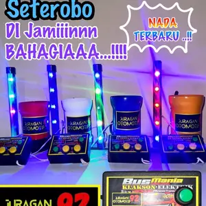 Klakson basuri sepeda Telolet lampu sepeda anak Outdoor
