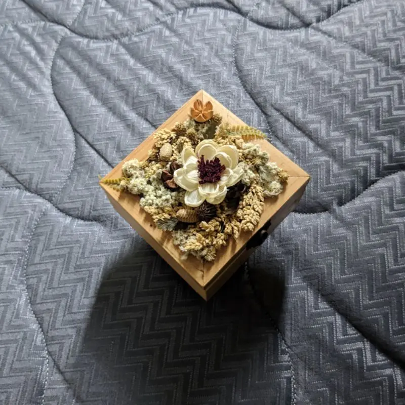 ring box KOTAK CINCIN LAMARAN cincin tunangan seserahan pernikahan kotak cincin (sm Art Creative)  Jati Bunga 1