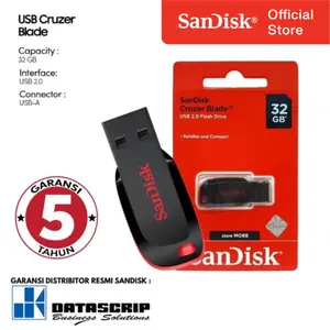 FlashDisk Sandisk CZ50 Cruzer Blade - 32GB Original
