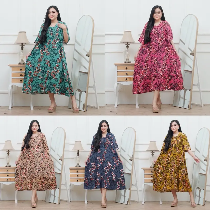 FUJI ALIYAA JUMBO LD 130 BAHAN RAYON PREMIUM ADEM TEBAL DASTER FUJI VIRAL HARGA TERMURAH DASTER FUJI XXXXL Wanita 6
