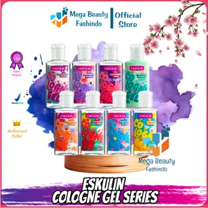 Eskulin Cologne Gel 100ml | Long-Lasting Fragrance with Moisturizer & Cooling Agent | Parfum berbentuk gel