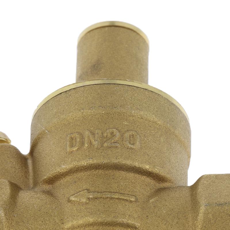 Bộ điều chỉnh áp suất nước, vật liệu Đồng thau, van giảm áp 3/4 "DN25, không chứa chì, giảm áp lực nước, thích hợp cho DN20 S 1