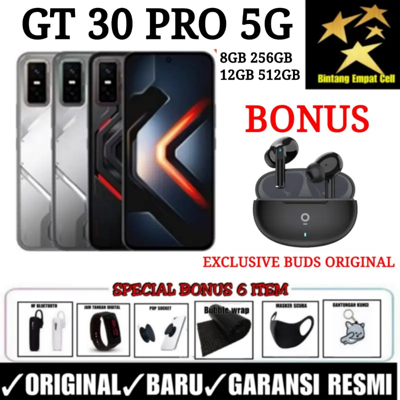 (PROMO LIVE) INFINIX GT 30 PRO 5G 12/512 & 8/256 GARANSI RESMI 1