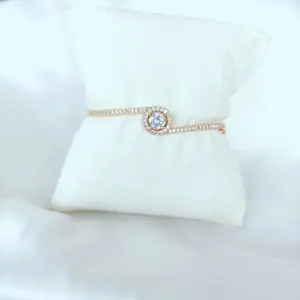 Gelang Bangle Grace Pendant Full Permata tanam Bracelet