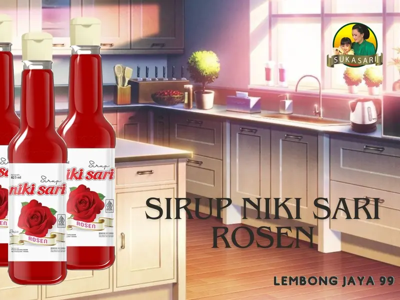 Sirup Nikisari PET 625 Ml (ASLI) HALAL Niki Sari Rasa Buah Botol Plastik - Syrup sesame 7
