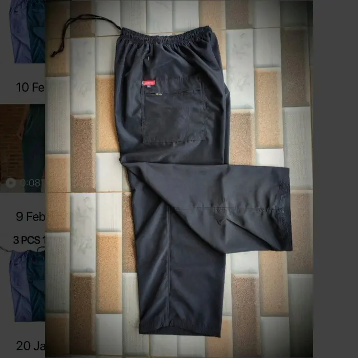 Celana sirwal Celana Komprang (3 PCS) / Celana dalaman sarung Jubah size M-4XL Murah Nyaman Karet Pria Dewasa Muslim 1