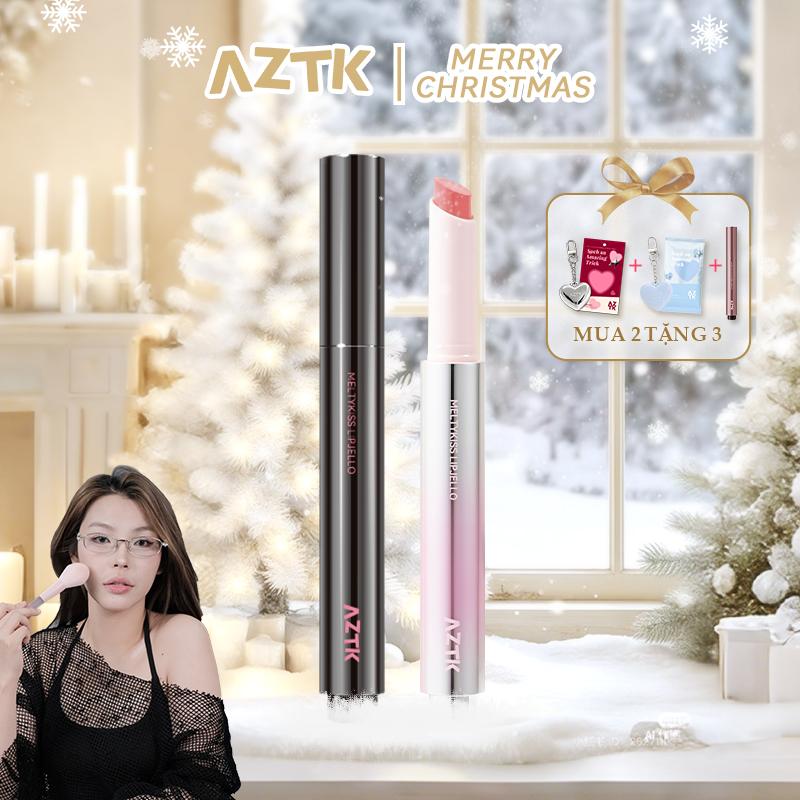 【AZTK x HỨA NGÂN Mua 2 tặng 3 son môi Son Môi AZTK Môi Đông Lạnh Gương Son Bóng Nhẹ Nước Làm Trắng Thích Hợp Cho Mùa Thu Và Mùa Đông Nhà Máy Chính Thức