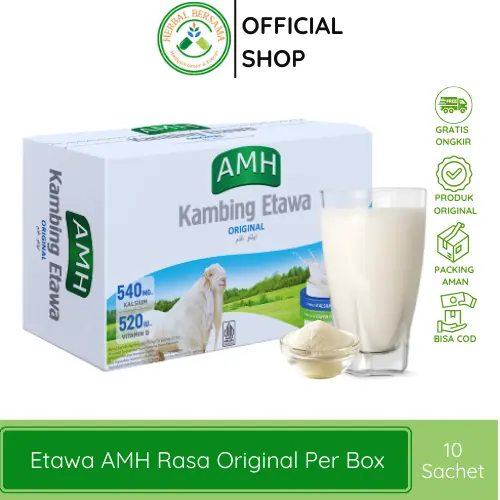 Susu Kambing Etawa AMH Full Cream Original Per Box