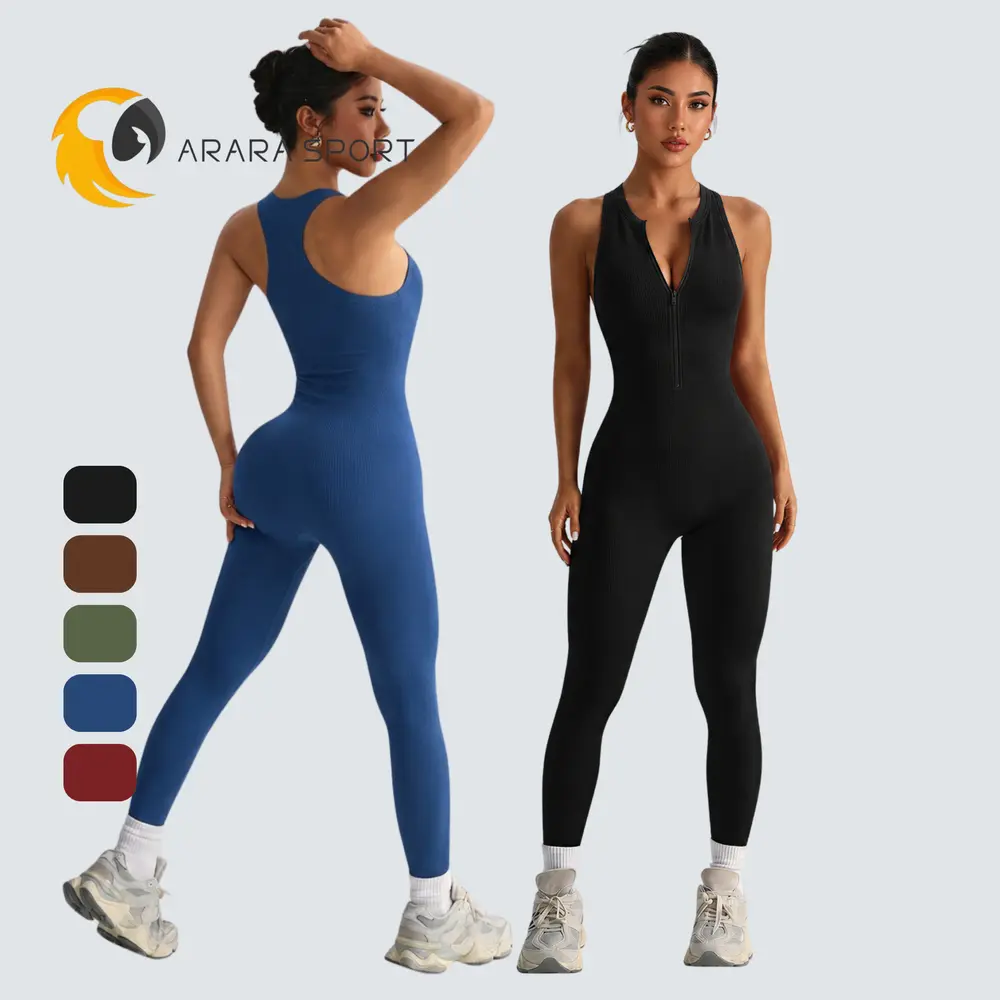 ARARA SPORT Kit 2 Macacões Longo Poliamida Premium — Fitness Zero Transparente