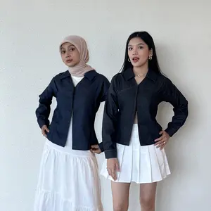 Bling It On - Sylvy Fitted Denim Top Jacket Outer