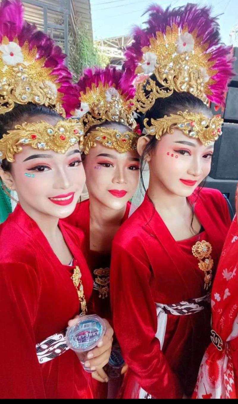 Product Introduction of satu set kening dan sanggul siger mahkota aksesoris pengantin Elegan Hiasan 7