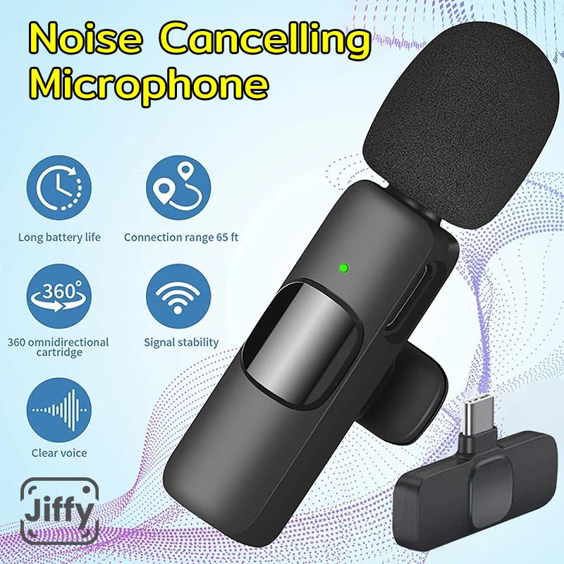 K9 Micro Thu Âm Không Dây Giảm Tiếng Ồn Cải Thiện Chất Lượng Âm Thanh Livestreams Tương thích cao với điện thoại di động Quay Video Live Làm Vlog mic thu am Tương Thích Với iphone Vivo Oppo Realme Redmi Xiaomi micro lavalier wireless mic
