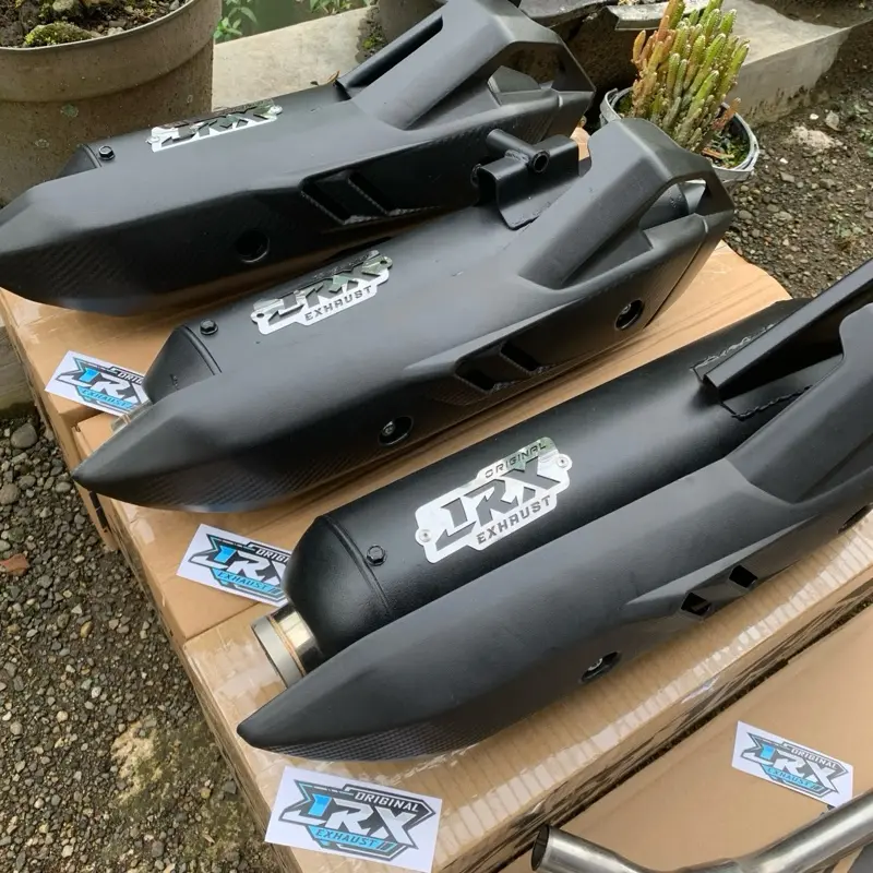 KNALPOT Standar Racing ORIGINAL Moncong Shijiro Fullsystem Beat Vario Nmax Mio Aerox Scoopy dll 0