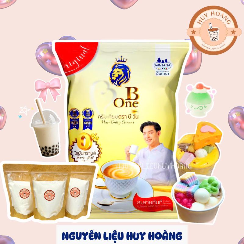   CHÍNH HÃNG  Bột béo B One Thái Lan 1KG CÓ TÚI CHIẾT DÙNG THỬ - HUYHOANG nguyen lieu tra sua 