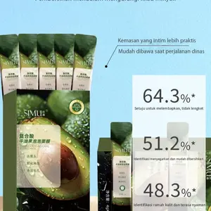 Masker Wajah Berbusa, Melembabkan, Menghidrasi, Mengecilkan Pori-pori, Membersihkan Bintik Hitam Dalam Berbusa Sendiri, Cocok untuk Penggunaan Wajah