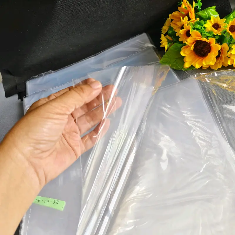 1KG Plastik OPP Tanpa Lem / Plastik Kaca Bening Souvenir ukuran besar tebal 30Micron Kiloan - Harga Pabrik 1