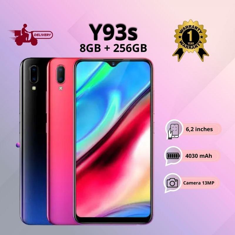 Smartphone-Y93.s Asli Ori Handphone RAM 8+256GB Layar IPS LCD 6.2 Inci ...