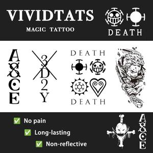 VIVIDTATS Anime Style Juicy Tattoos – Waterproof, Sweatproof & Long-Lasting Body Stickers for Men & Women temporary  tattoo  waterproof tattoo  set