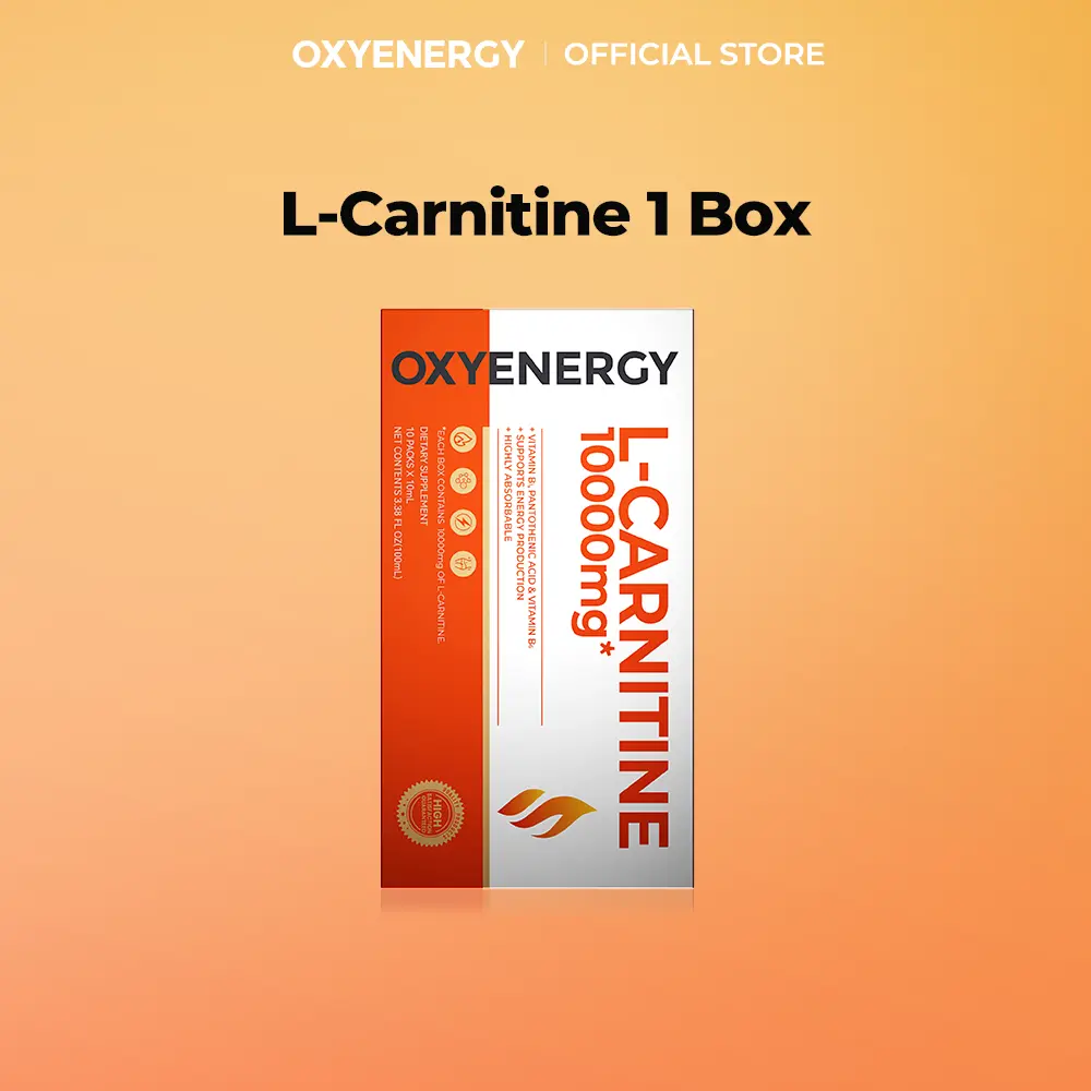 L-Carnitine, OXYENERGY, 10000mg [Earliest Expiry Dec 2026]