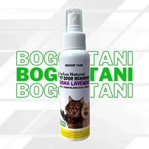 Bogortani - Farfrum AROMA LAVENDER | PENGHILANG BAU KOTORAN HEWAN | KUCING | DOGGY | SUGAR GLIDER | KELINCI | BAU PESING | BAU PUP | BAU KANDANG | PET ODOR REMOVER | Ramah Lingkungan | UKURAN | 100ML