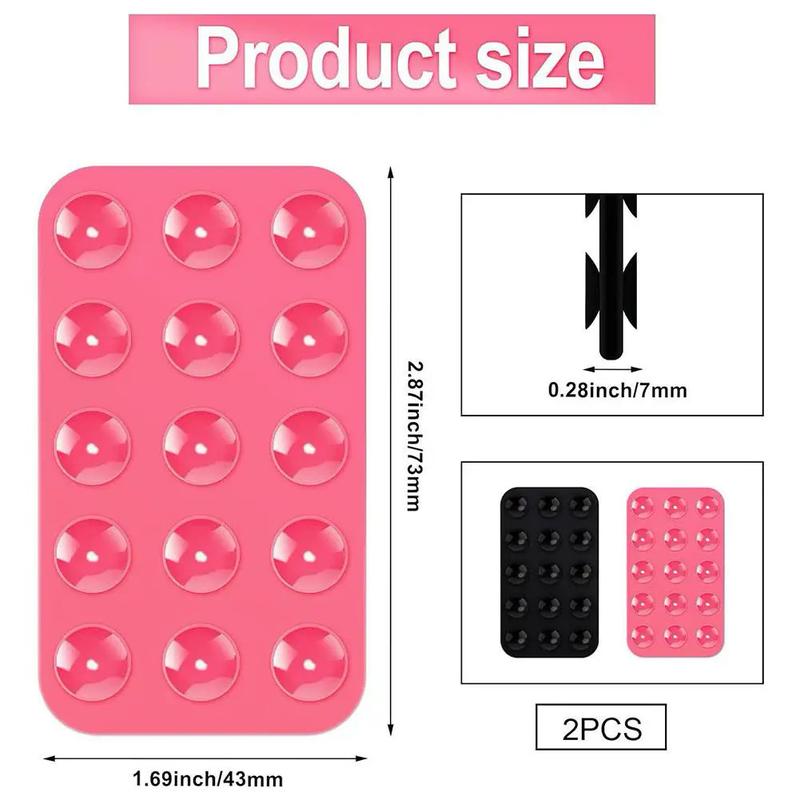 Product Introduction of ถ้วยดูดสองด้าน, แข็งแรง, กันลื่น, วัสดุซิลิโคน, สำหรับโทรศัพท์มือถือ, ที่วางโทรศัพท์มือถือ, พร้อมถ้วยดูด 15 ชิ้น 30