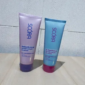 Scora Less Foam 100ml D-Panthenol Salicylic Acid Pembersih Wajah Lembut pH Rendah untuk Semua Jenis Kulit