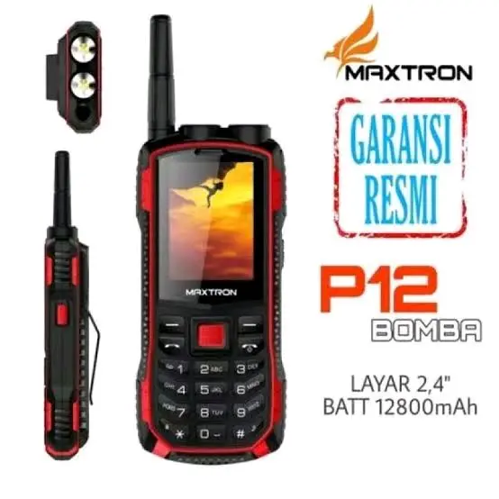 Maxtron P12i Bomba Big Batt Speaker Bluetooth