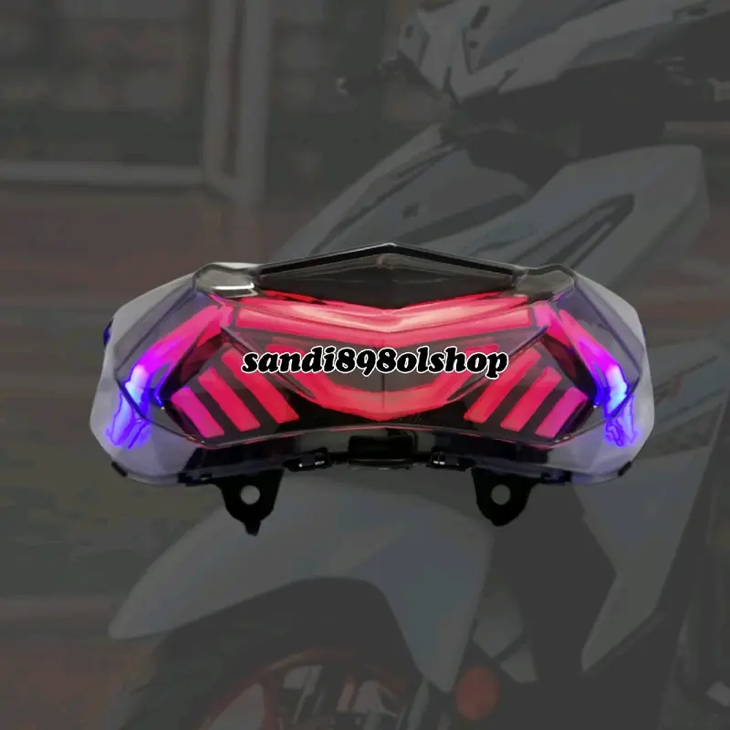 LAMPU STOP VARIO OLD 2015-2017 MODE RGB RUNNING MULTICOLOUR VARIO WD177 3