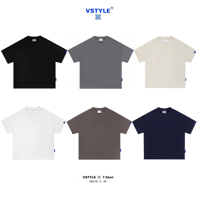 Áo Thun Boxy Trơn Nam Nữ Vstyle Unisex Local Brand - VSTYLE