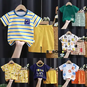BOBOHO - Setelan Baju Bayi / Baju Katun Anak Laki-laki / Setelan Kaos Anak / Baju Bayi Lengan Pendek PART 2 Parsel BOBOHO - Setelan Baju Bayi / Baju Katun Anak Laki-laki / Setelan Kaos Anak / Baju Bayi Lengan Pendek PART 2 Parsel