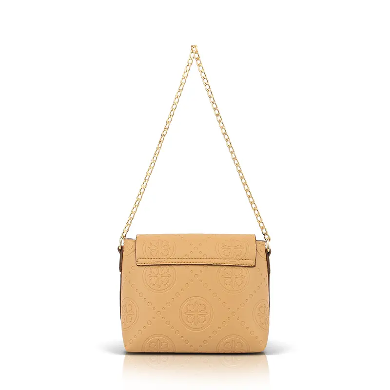 Tas Wanita Les Catino Sesa Ch Shoulder Emb - Oak Buff 4