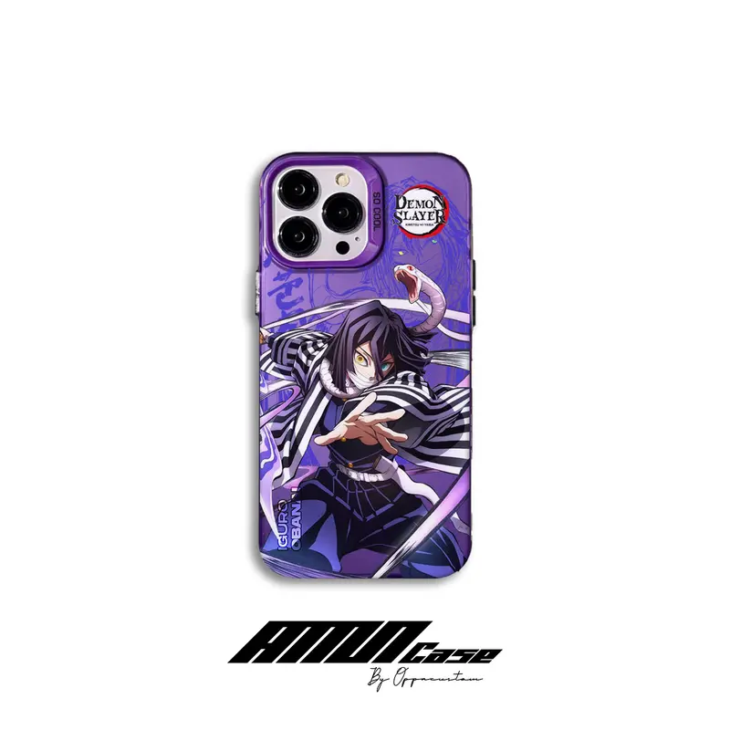 Casing Keras Matte Premium HP Anime Demon Slayer - GIYU SANEMI NEZUKO TANJIRO GYOMEI ZENITSU AMAZ0N - Hardcase, Softcase 3