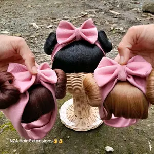 Bandana Anak Rambut Sintetis Kain Pita Tahan Lama Mudah Dirawat Headbands 0-4 Tahun